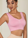 7pcs Solid Seamless Sporty Bra, Comfy & Breathable Bra, Women's Lingerie & Underwear