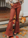 High Waist Bell Bottom Jeans - Chic Elegance with Mid-Stretch Comfort, Versatile Denim for Everyday Wear