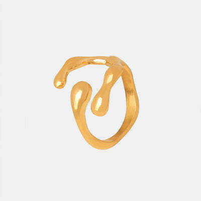 18K Gold-Plated Irregular Open Ring - Everydayswear - 