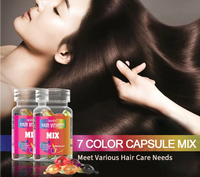 Mix Hair Vitamin Capsule 30pcs/bottle Keratin Repair Damaged Hair Complex Oil Moroccan Anti-hair Loss Products Hair Care