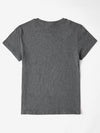 Graphic Round Neck Short Sleeve T-Shirt