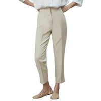 2021 Summer Fashion Women Business High Waist Work Pants Leggings OL Office Lady Candy Colors Beige Sim Fitness Pencil Trousers - Everydayswear - 