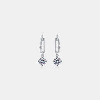 2 Carat Moissanite 925 Sterling Silver Earrings - Everydayswear - 