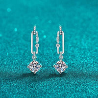 2 Carat Moissanite 925 Sterling Silver Earrings - Everydayswear - 