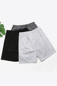 3-Pack Elastic Waist Shorts - Everydayswear - 