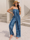 Tied Tube Wide Leg Jumpsuit