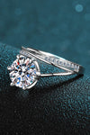 3 Carat Moissanite 6-Prong Ring - Everydayswear - 