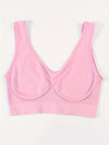 7pcs Solid Seamless Sporty Bra, Comfy & Breathable Bra, Women's Lingerie & Underwear