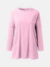 Full Size Round Neck Long Sleeve T-Shirt