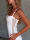 Square Neck Spaghetti Strap Romper