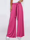 Tied Wide Leg Pants with Pockets