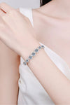 925 Sterling Silver 10.4 Carat Moissanite Bracelet - Everydayswear - 