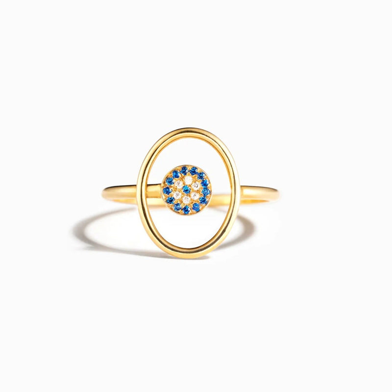 925 Sterling Silver Evil Eye Ring - Everydayswear - 