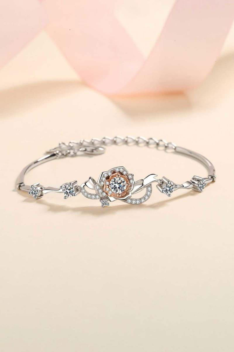 925 Sterling Silver Moissanite Bracelet - Everydayswear - 