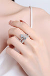 925 Sterling Silver Moissanite Crown Ring - Everydayswear - 