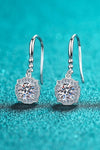 925 Sterling Silver Moissanite Hook Earrings - Everydayswear - 