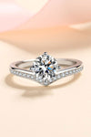 925 Sterling Silver Ring with 1 Carat Moissanite - Everydayswear - 