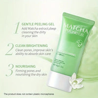 Face Exfoliator Matcha Peeling Gel, Body Facial Scrub Deep Clean For Dry & Flaky Skin