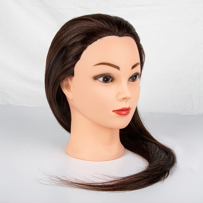 Mannequin Head With Hair, Cosmetology Doll Mannequin Head Practice Braiding Cosmetology