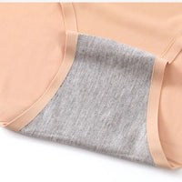 Underwear Women's Ice Silk Seamless High Waist Belly Lifting Buttocks Antibacterial Pure Cotton Crotch Girls Summer Thin