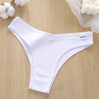 4PCS M-XL Women's Panties FINETOO Cotton Panties Sexy Female Underpants Low Waist Underwear Women Pantys Lingerie