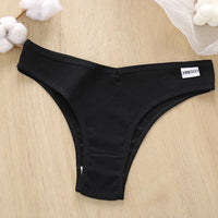 4PCS M-XL Women's Panties FINETOO Cotton Panties Sexy Female Underpants Low Waist Underwear Women Pantys Lingerie