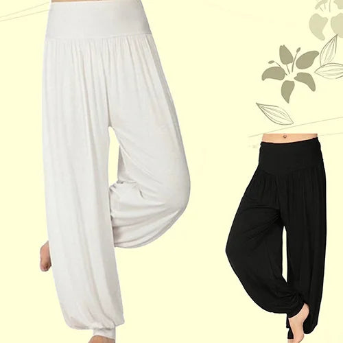 Womens Comfy Harem Loose Long Pants Belly Dance Boho Sports Wide Trousers Women Harem Long Pants Belly Dance Boho Trousers