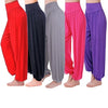 Womens Comfy Harem Loose Long Pants Belly Dance Boho Sports Wide Trousers Women Harem Long Pants Belly Dance Boho Trousers