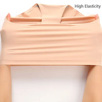 Underwear Women's Ice Silk Seamless High Waist Belly Lifting Buttocks Antibacterial Pure Cotton Crotch Girls Summer Thin