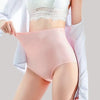 Underwear Women's Ice Silk Seamless High Waist Belly Lifting Buttocks Antibacterial Pure Cotton Crotch Girls Summer Thin