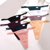 Adjustable Women's Panties FINETOO Sexy Cotton Panties Solid Low Waist Seamless Thongs Female Underpants Women Lingerie 5pcs/set