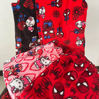 Spider Man Sleeping Pajama Pants Flannel Soft Casual Pants Cartoon Home Trousers Couple Gifts