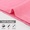 2 Pieces Women Tank Tops Sexy Going Out Sports Ribbed Summer Tops Crop Tops for Ladies Black+Pink