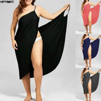 Robe Femme Dress For Women Sling Beach Dresses Sarong Cover Up Warp Pareo Backless Cross Swimwear Female Y2K Vestido De Mujer