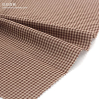 145x50cm Customized 2mm Cotton Small Plaid Fabric Yarn-Dyed Chaoyangge Doll Clothes Handmade Fabric DIY Fabric