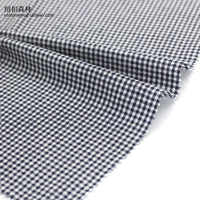 145x50cm Customized 2mm Cotton Small Plaid Fabric Yarn-Dyed Chaoyangge Doll Clothes Handmade Fabric DIY Fabric