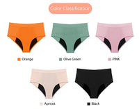 Menstrual Panties Women Abundant Flow Menstrual Period Panties High Waist Menstrual Cycle Absorbent Underwear Leak Proof Panties