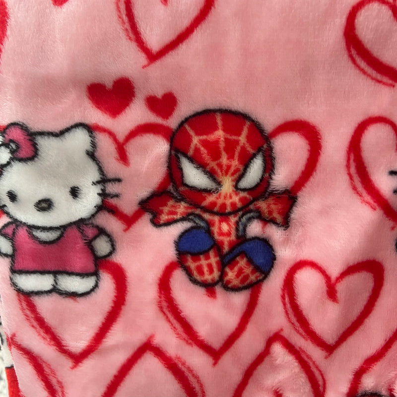 Spider Man Sleeping Pajama Pants Flannel Soft Casual Pants Cartoon Home Trousers Couple Gifts