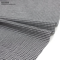 145x50cm Customized 2mm Cotton Small Plaid Fabric Yarn-Dyed Chaoyangge Doll Clothes Handmade Fabric DIY Fabric