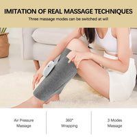 Leg Massager Air Pressure Calf Massager Machine Household Massage Device Hot Compress Relax Leg Muscles Shape Beautiful Legs