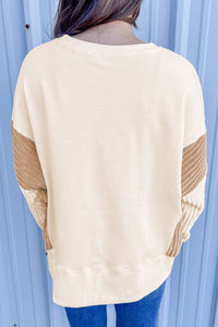 Round Neck Long Sleeve Sweatshirt