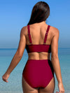 Plunge Wide Strap Two-Piece Swim Set