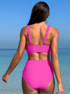 Plunge Wide Strap Two-Piece Swim Set