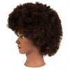 Afro Curly  Mannequin Head With Human Hair Manikin Curly Hair Head Training Head Kinky Curly Hair Hairdresser Manikin Head Cosmetology Doll Head