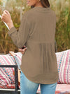 Elegant Spring/Fall Linen Shirt for Women: Versatile, Durable & Easy-Care; Perfect Blend of Style & Comfort