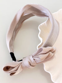 Bow Polyester Wide Headband