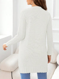 Open Front Long Sleeve Cardigan