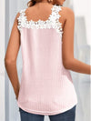 Lace Detail V-Neck Tank