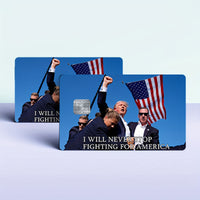 2pcs Stylish Trump PVC Credit Card Stickers - Ultra-Thin, Waterproof, Scratch-Resistant, Anti-Slip Decorative Skins For Credit Cards & Key Cards