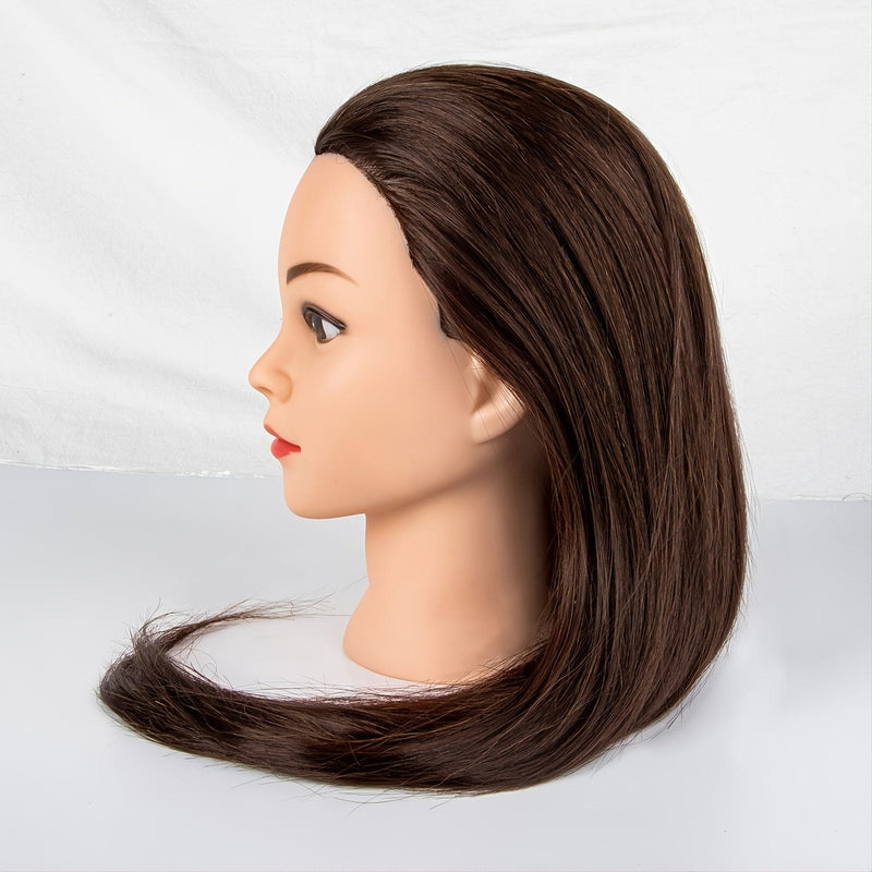 Mannequin Head With Hair, Cosmetology Doll Mannequin Head Practice Braiding Cosmetology